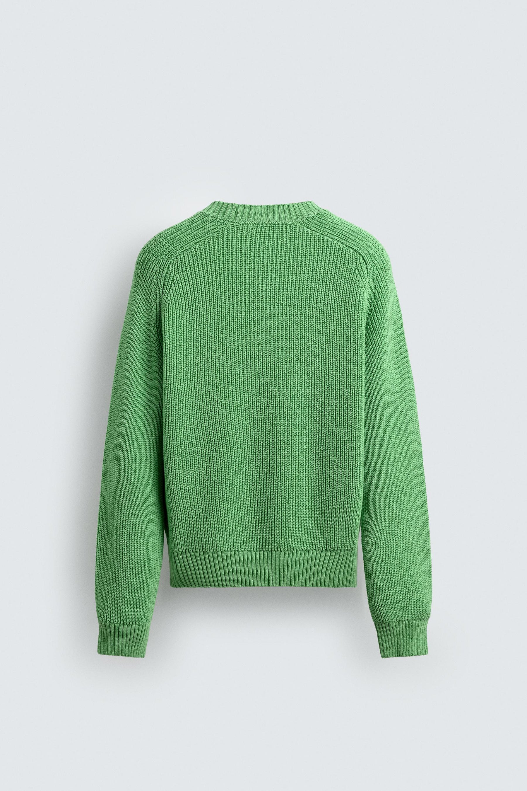 TEXTURED COTTON BLEND JUMPER - Image 7