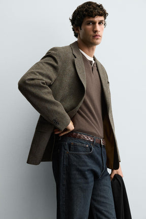 WOOL TEXTURED BLAZER - Image 6