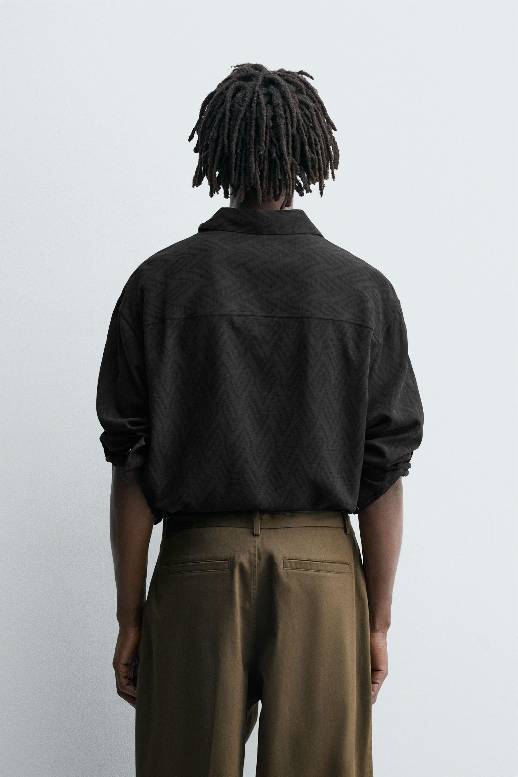 GEOMETRIC JACQUARD SHIRT - Image 3