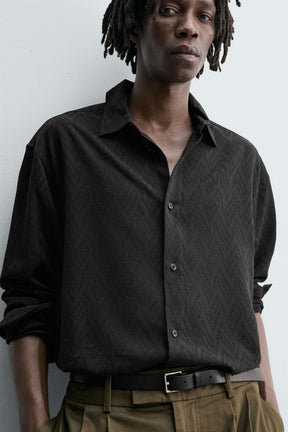 GEOMETRIC JACQUARD SHIRT - Image 5