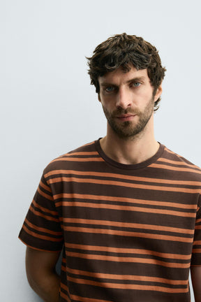 JACQUARD STRIPED T-SHIRT - Image 5