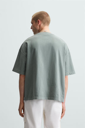 LIGHT WEIGHT WASHED BOXY FIT T-SHIRT - Image 3
