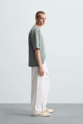 LIGHT WEIGHT WASHED BOXY FIT T-SHIRT - Image 4