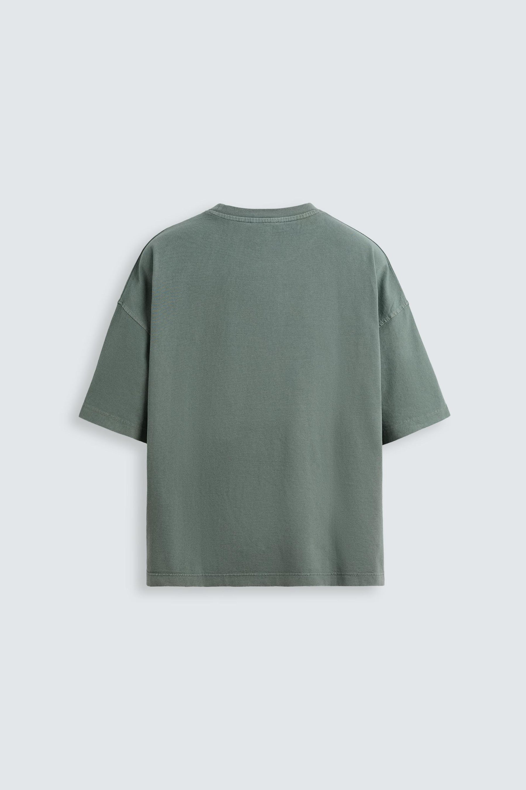 LIGHT WEIGHT WASHED BOXY FIT T-SHIRT - Image 7