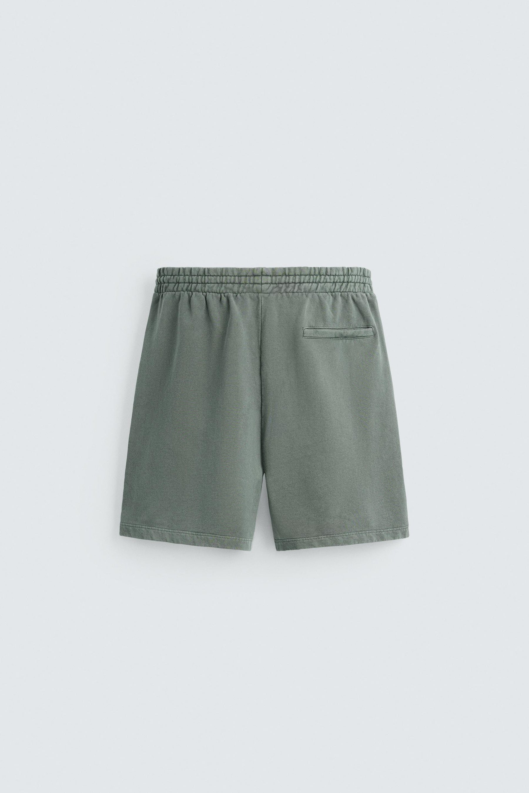 WASHED JOGGER BERMUDA SHORTS - Image 7