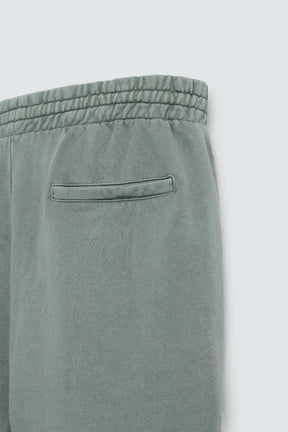 WASHED JOGGER BERMUDA SHORTS - Image 9