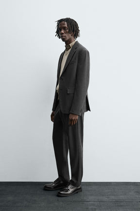 TEXTURED SUIT BLAZER - Image 4