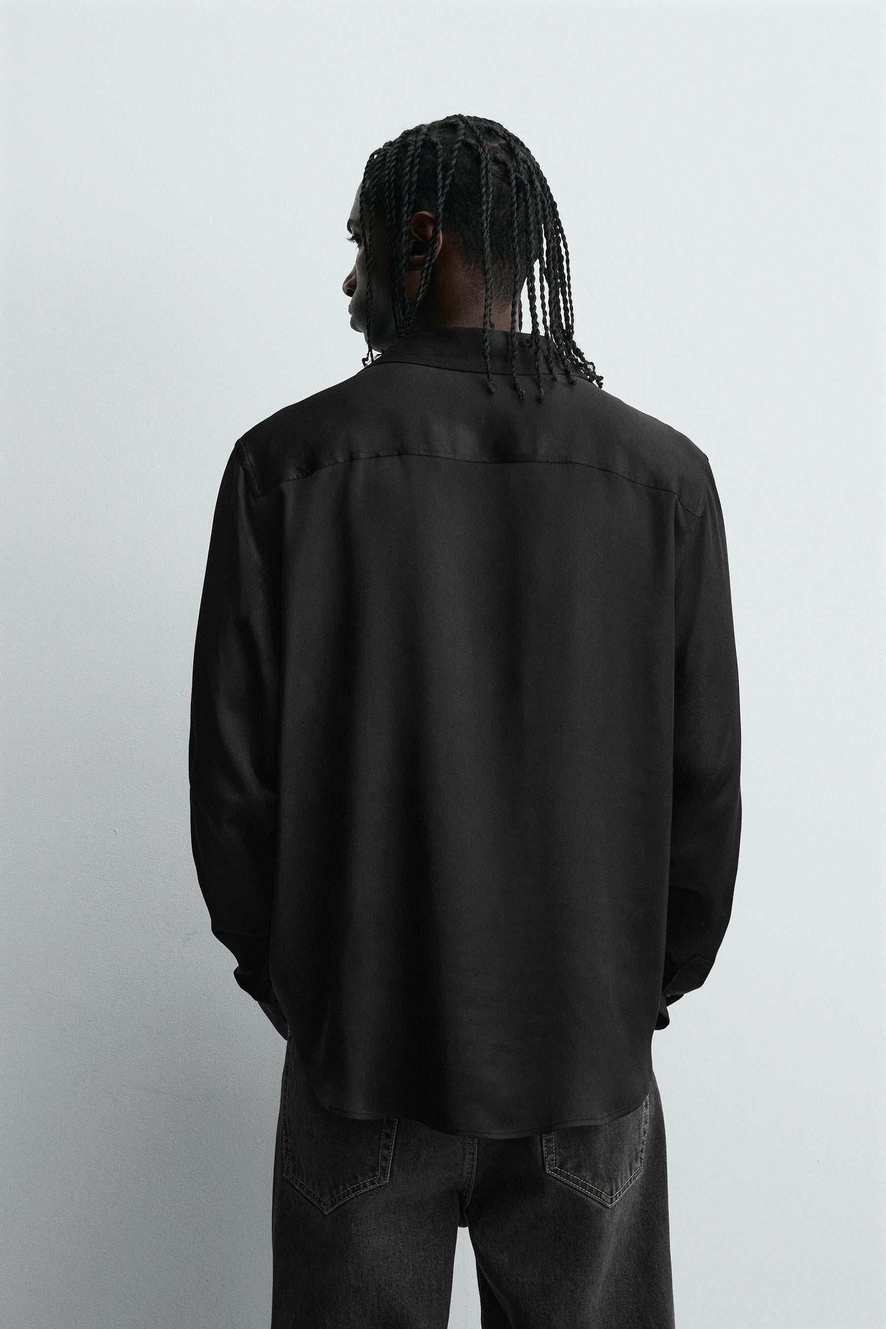 FLOWING POLO SHIRT WITH DRAWSTRING - Image 3