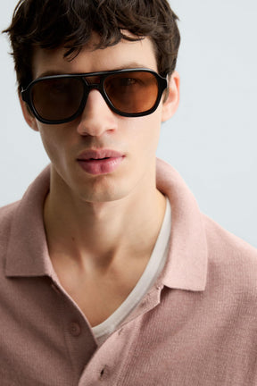 TEXTURED KNIT POLO SHIRT - Image 6