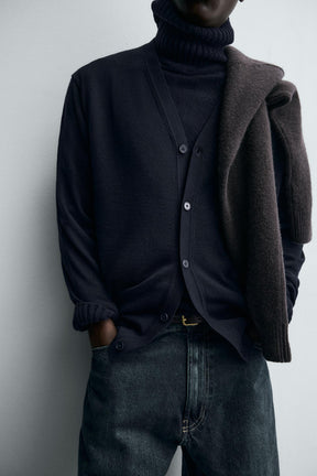 LIGHTWEIGHT WOOL CARDIGAN - Image 5