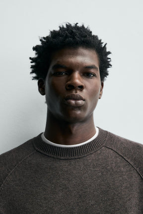 STRUCTURED WOOL JUMPER - Image 6