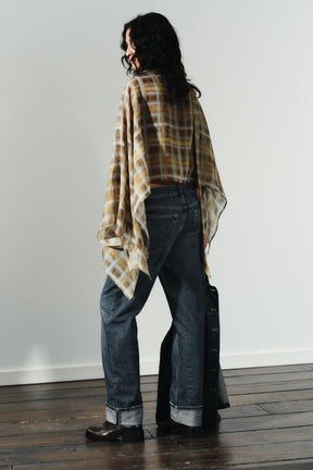 STRAIGHT FOLDED JEANS