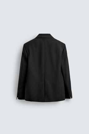 LIMITED EDITION WOOL AND VISCOSE SUIT BLAZER - Image 5