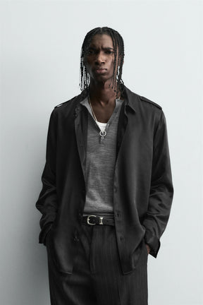 SATIN RELAXED FIT SHIRT - Image 2