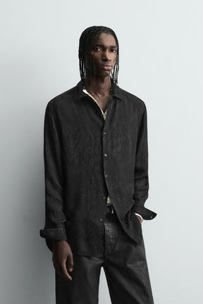 FLUID JACQUARD SHIRT - Image 2