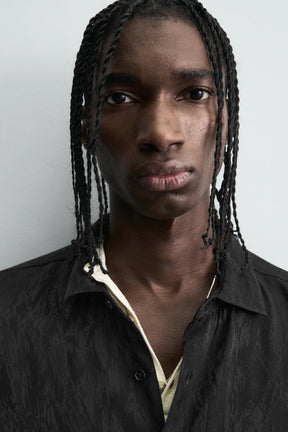 FLUID JACQUARD SHIRT - Image 5