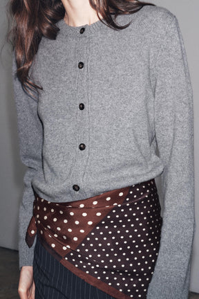 Cashmere Wool Long Cardigan