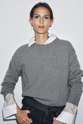 Cashmere Wool Long Jumper