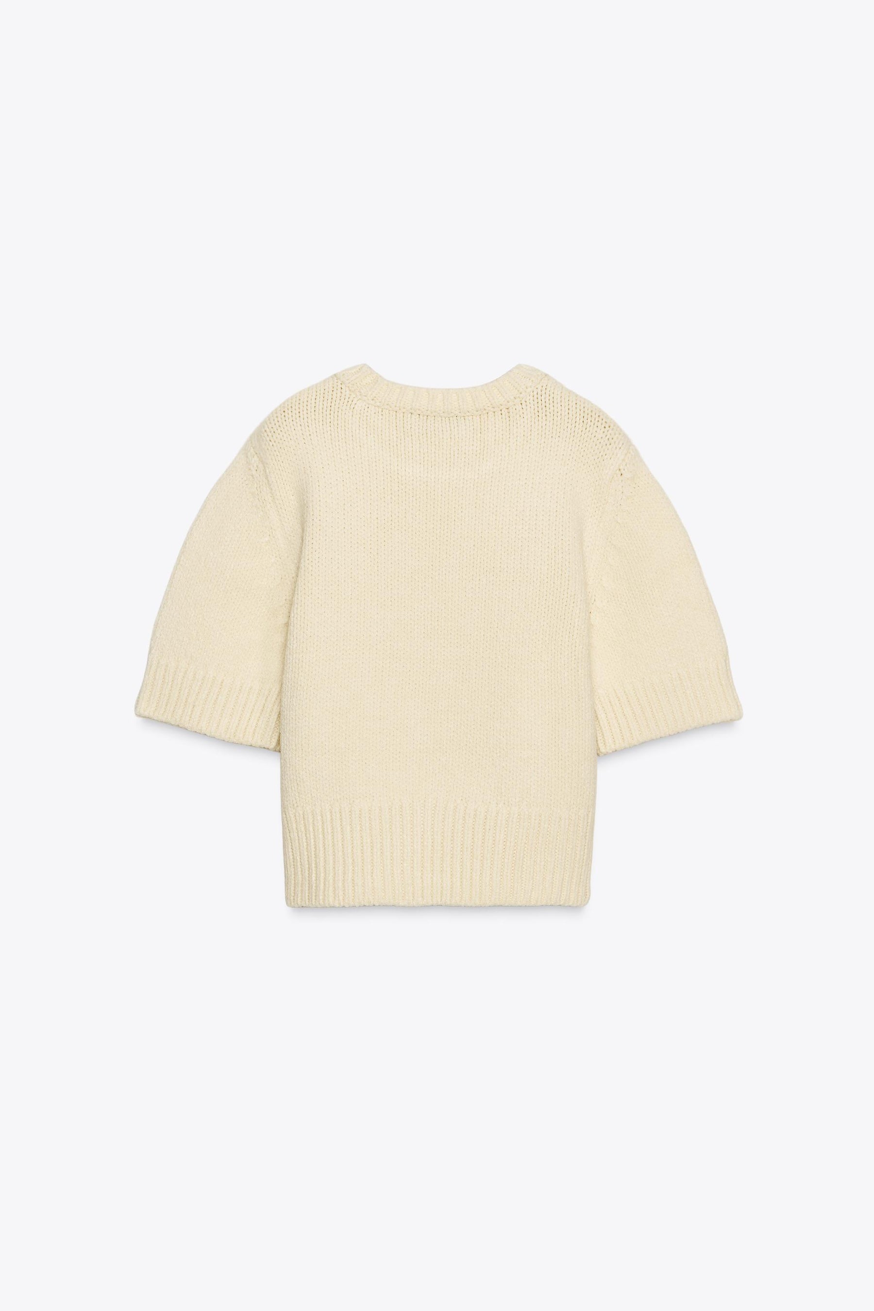 SHORT SLEEVE KNIT JUMPER - Image 3