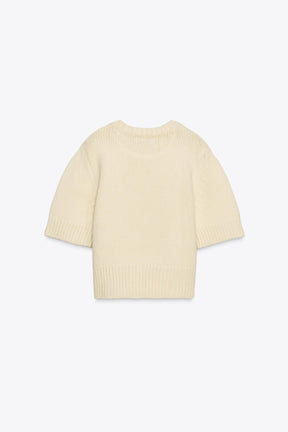 SHORT SLEEVE KNIT JUMPER - Image 3