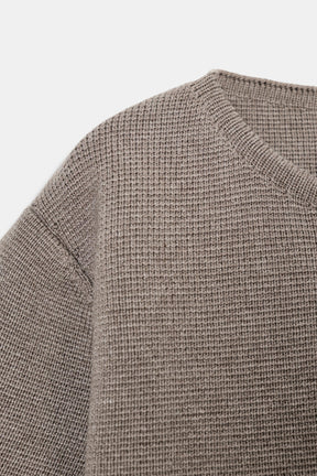 Knit Cardigan with Covered