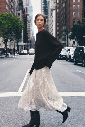 KNIT JUMPER WITH SEAMS