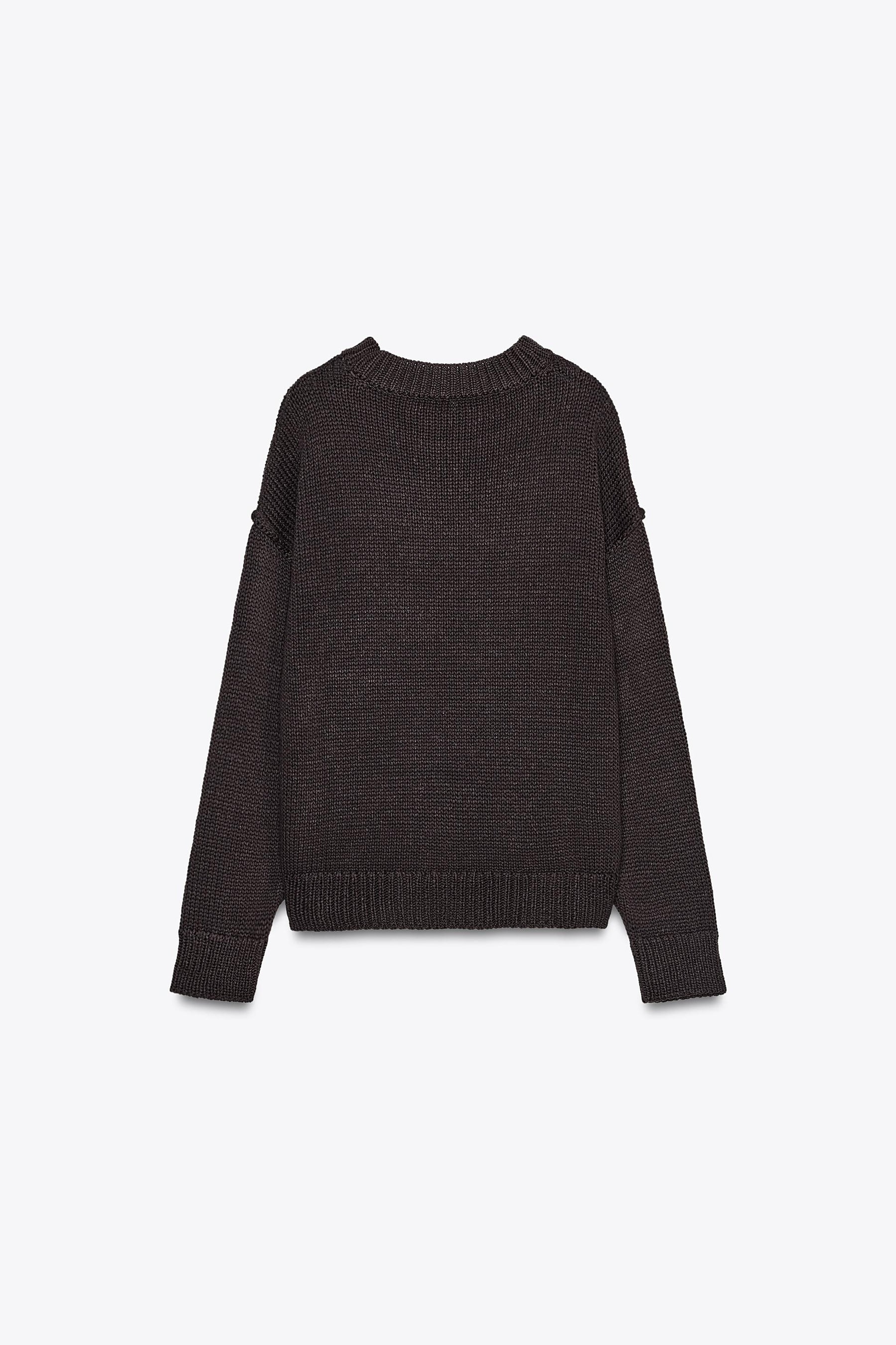 KNIT JUMPER WITH SEAMS