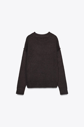 KNIT JUMPER WITH SEAMS