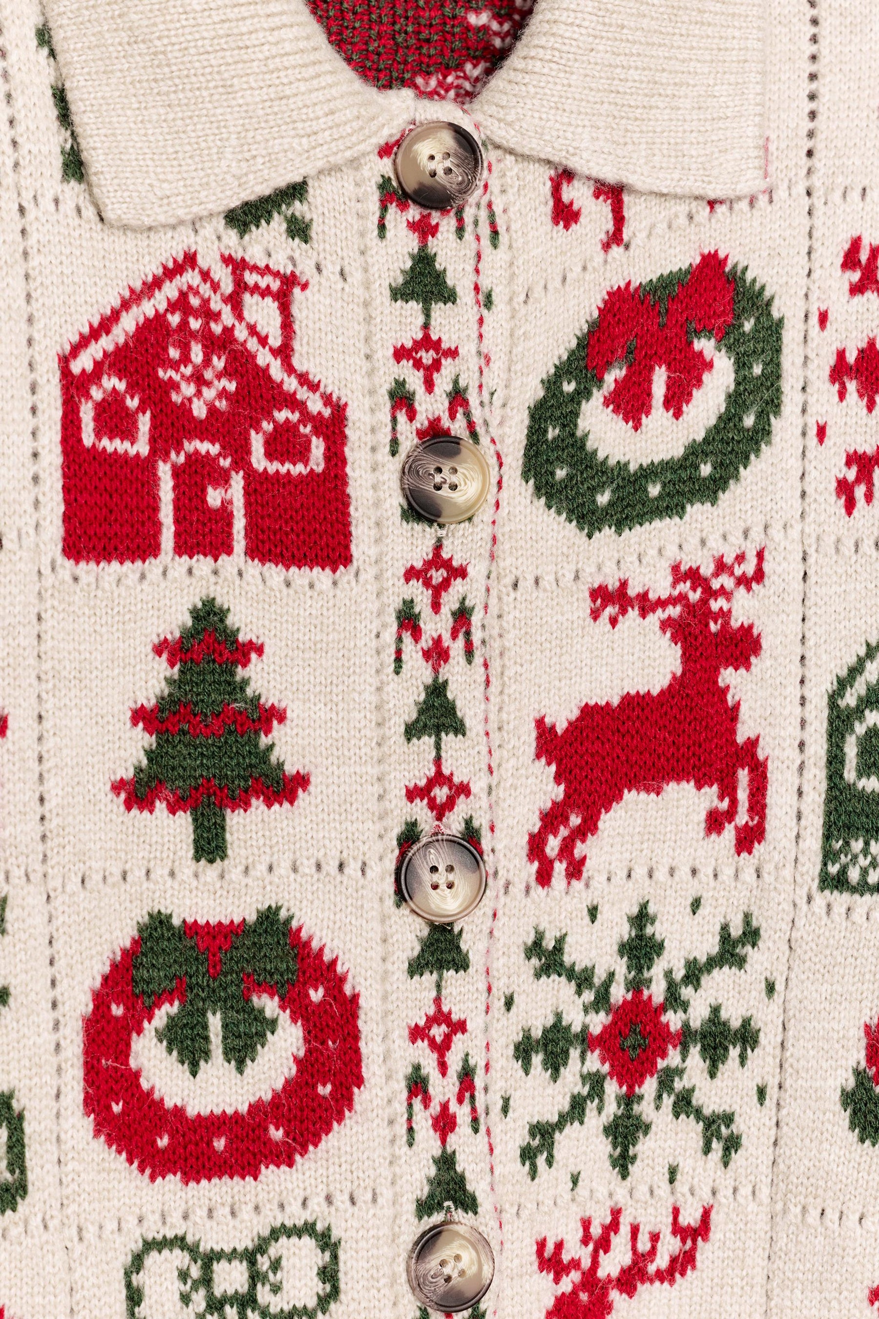 JACQUARD CHRISTMAS CARDIGAN - Image 3