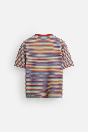 STRIPED KNIT T-SHIRT - Image 7