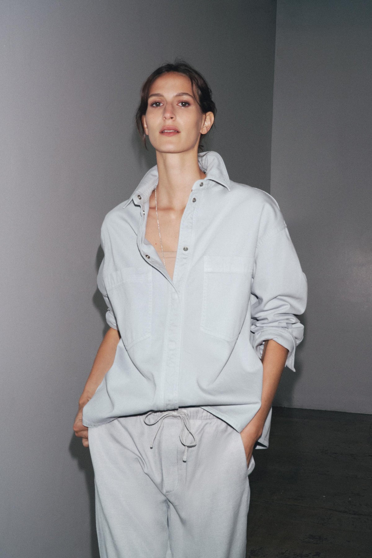 ZW COLLECTION POCKET OVERSHIRT - Image 2