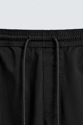SLIM FIT JOGGER WAIST TROUSERS - Image 8