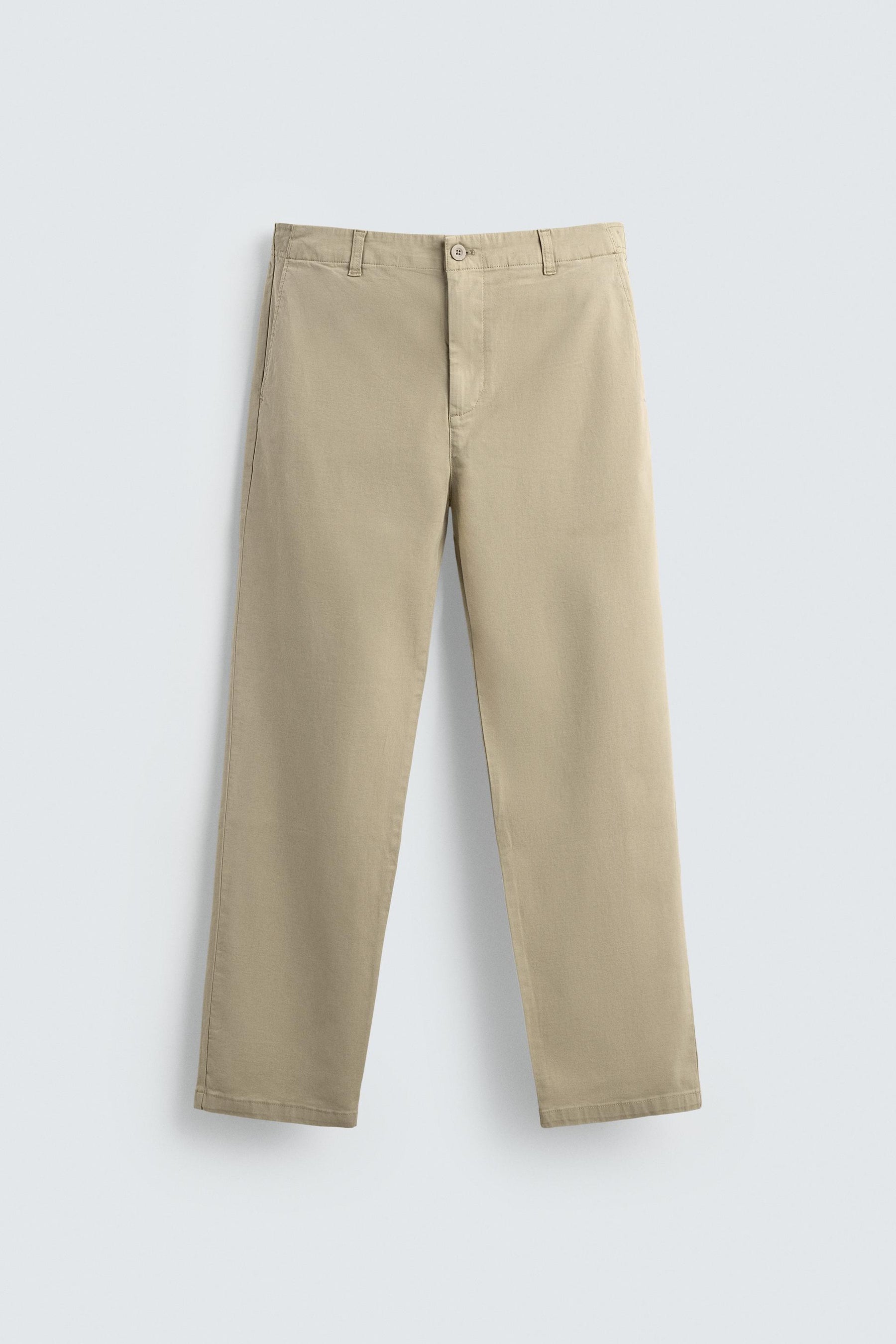 STRAIGHT-LEG TWILL TROUSERS - Image 6