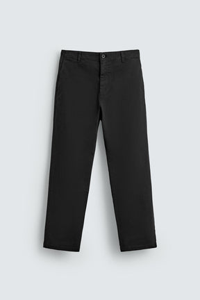 STRAIGHT-LEG TWILL TROUSERS - Image 7
