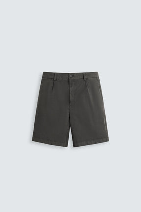 PLEATED REGULAR FIT BERMUDA SHORTS - Image 7