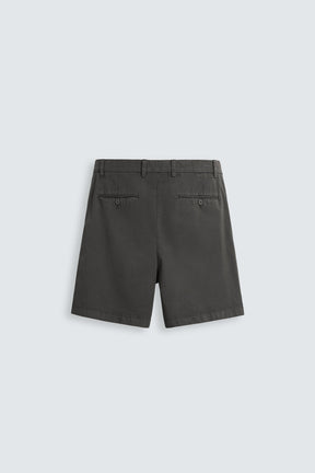 PLEATED REGULAR FIT BERMUDA SHORTS - Image 8