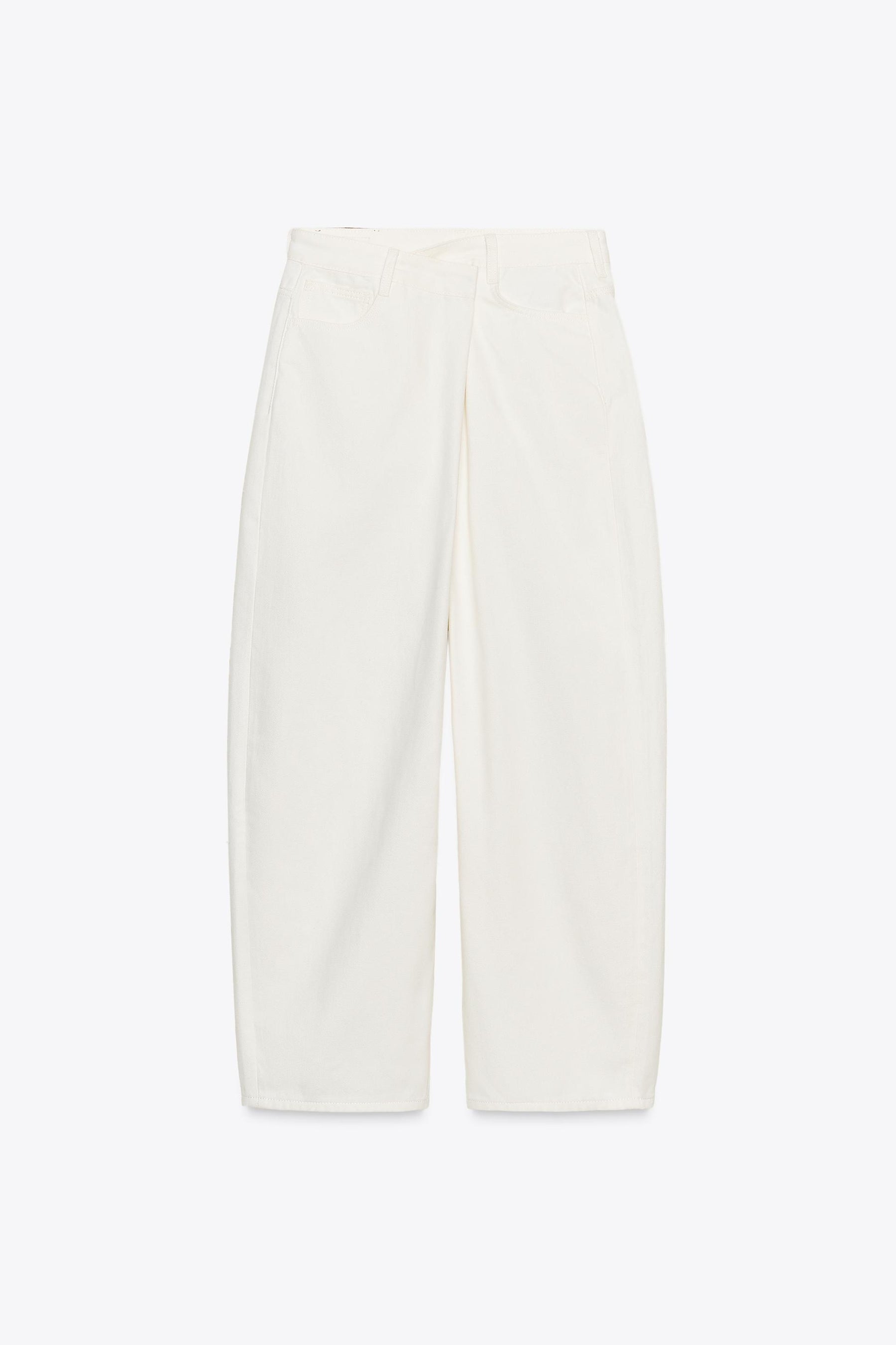 Pleated Cotton Trousers