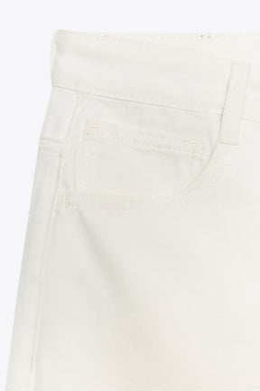 Pleated Cotton Trousers