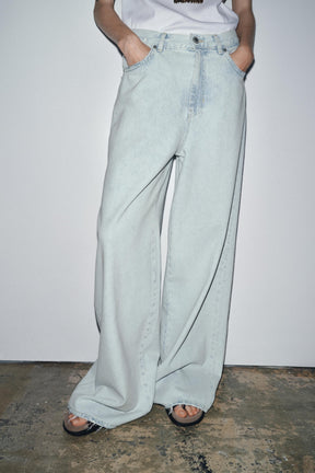 High-Waist Palazzo Jeans