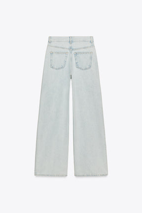 High-Waist Palazzo Jeans
