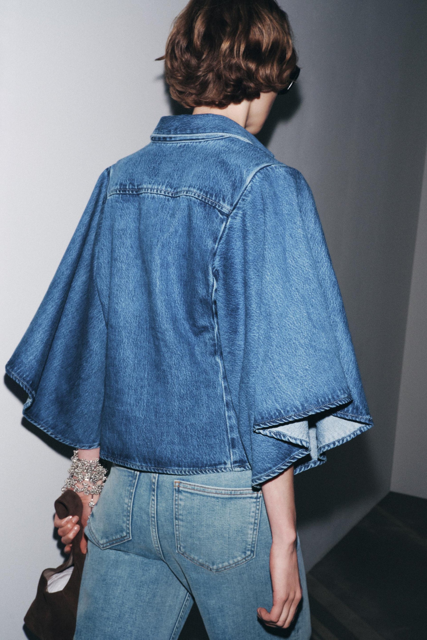 Denim Kimono Shirt