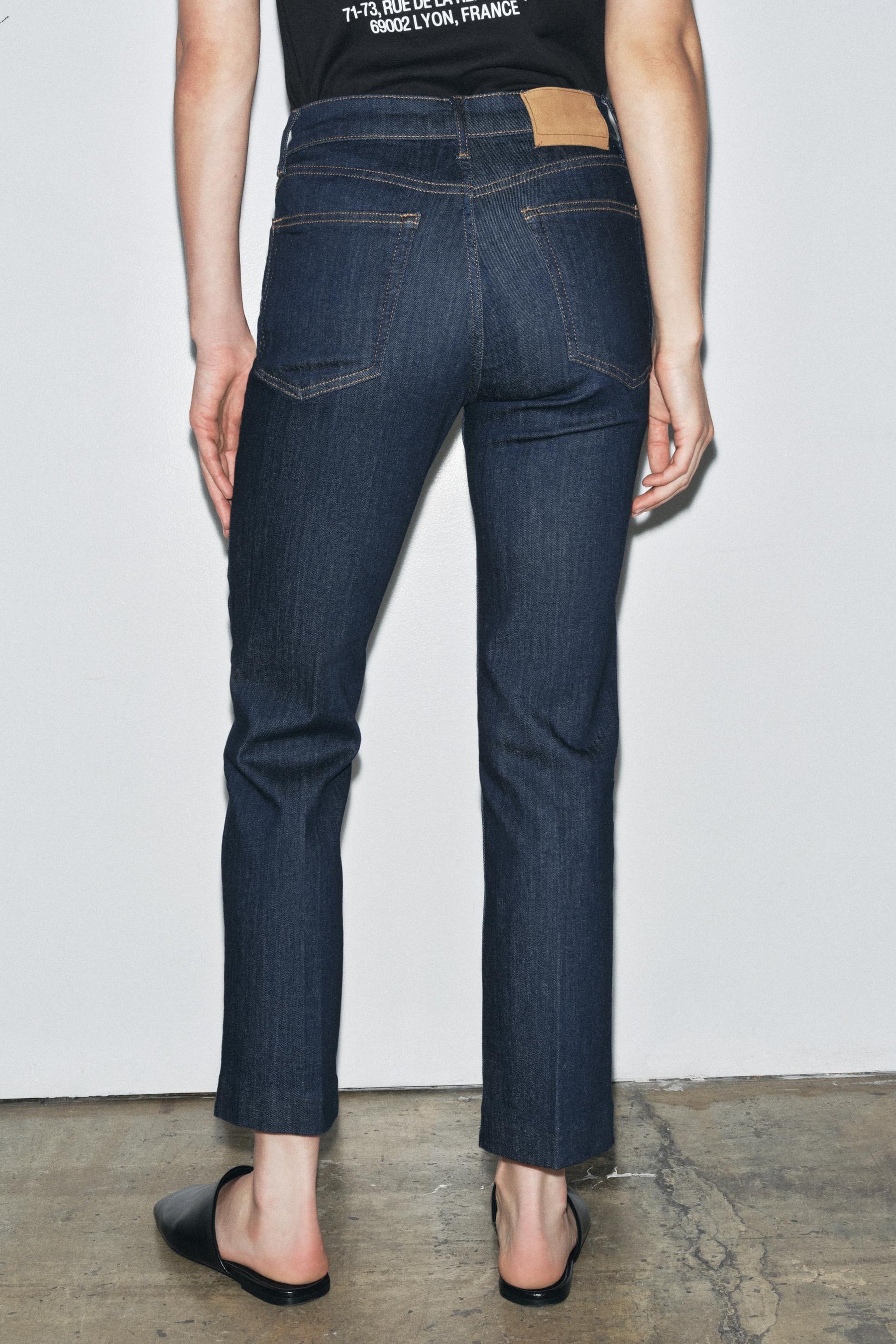 Mid-Waist Bootcut Jeans