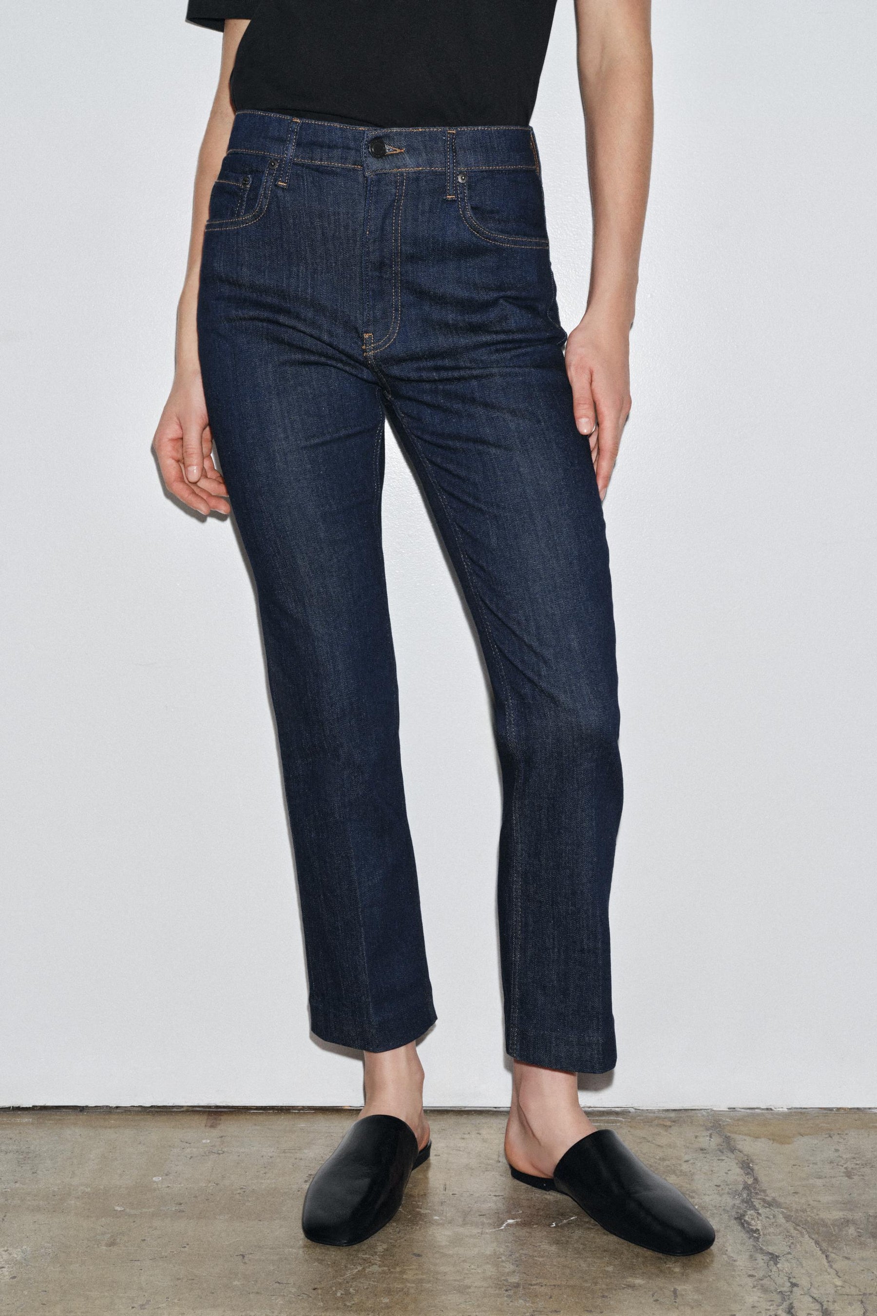 Mid-Waist Bootcut Jeans