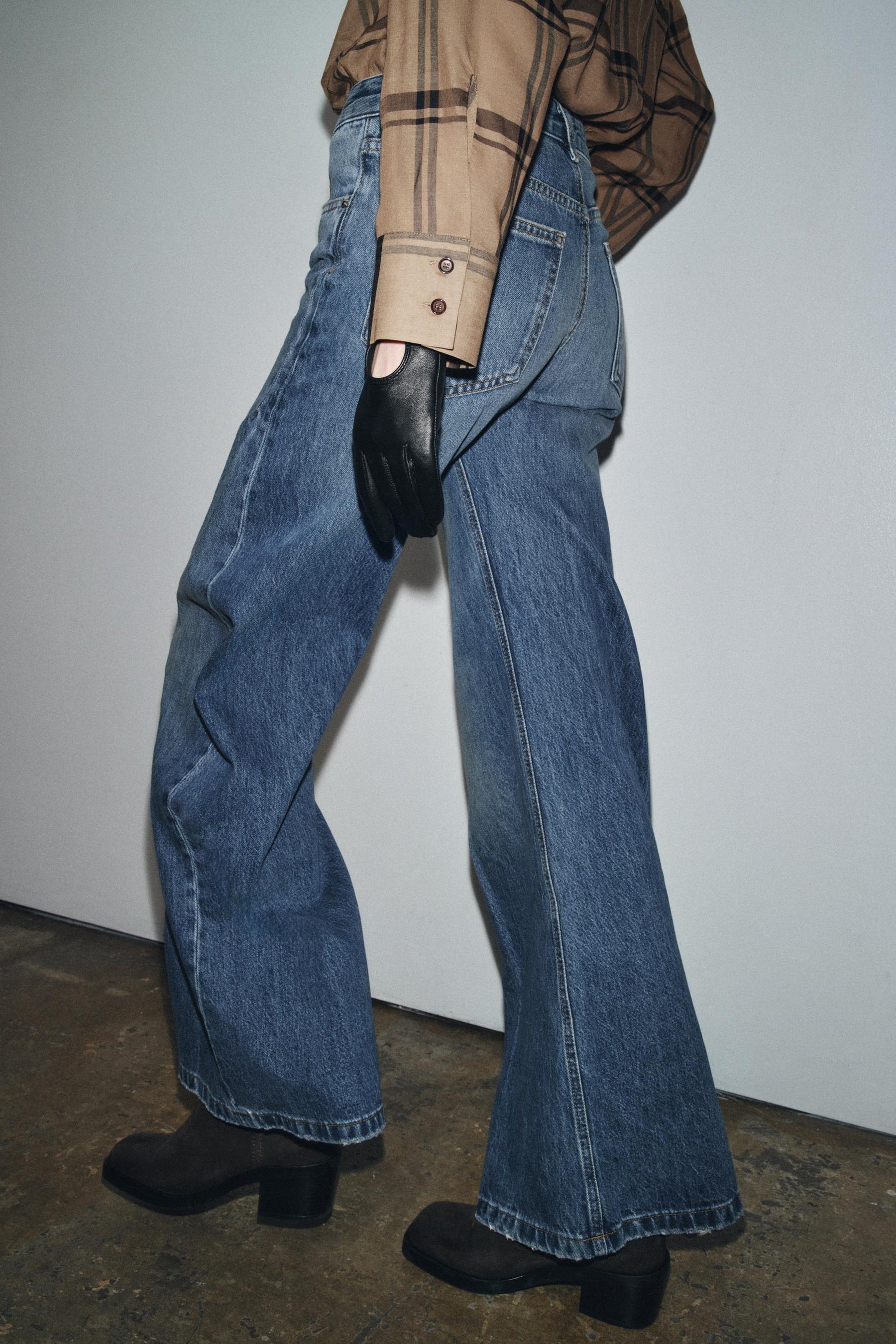 Flare Pleat Low Waist