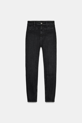HIGH-WAIST SKINNY JEANS