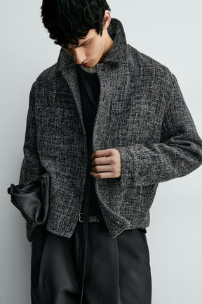 TEXTURED OVERSHIRT WITH POCKETS - Image 6