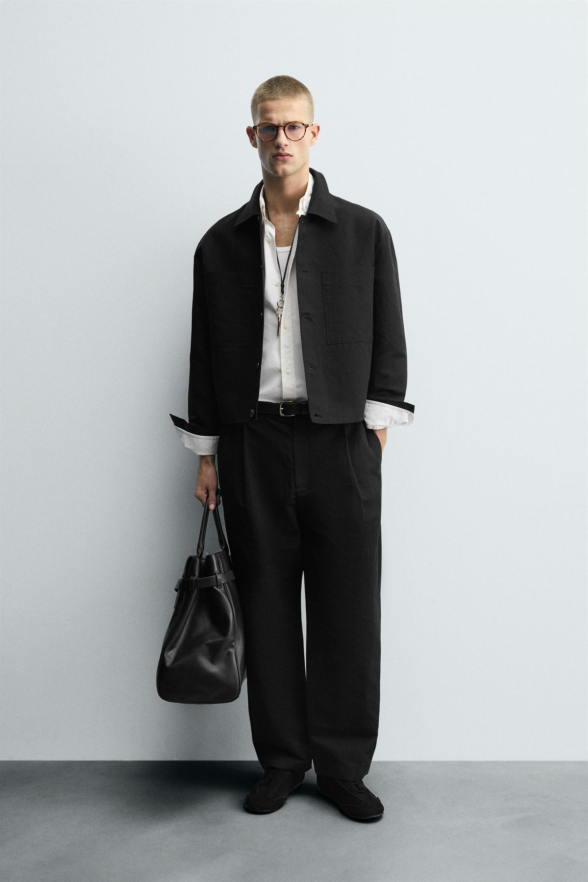 RELAXED FIT OVERSHIRT WITH POCKETS - Image 1