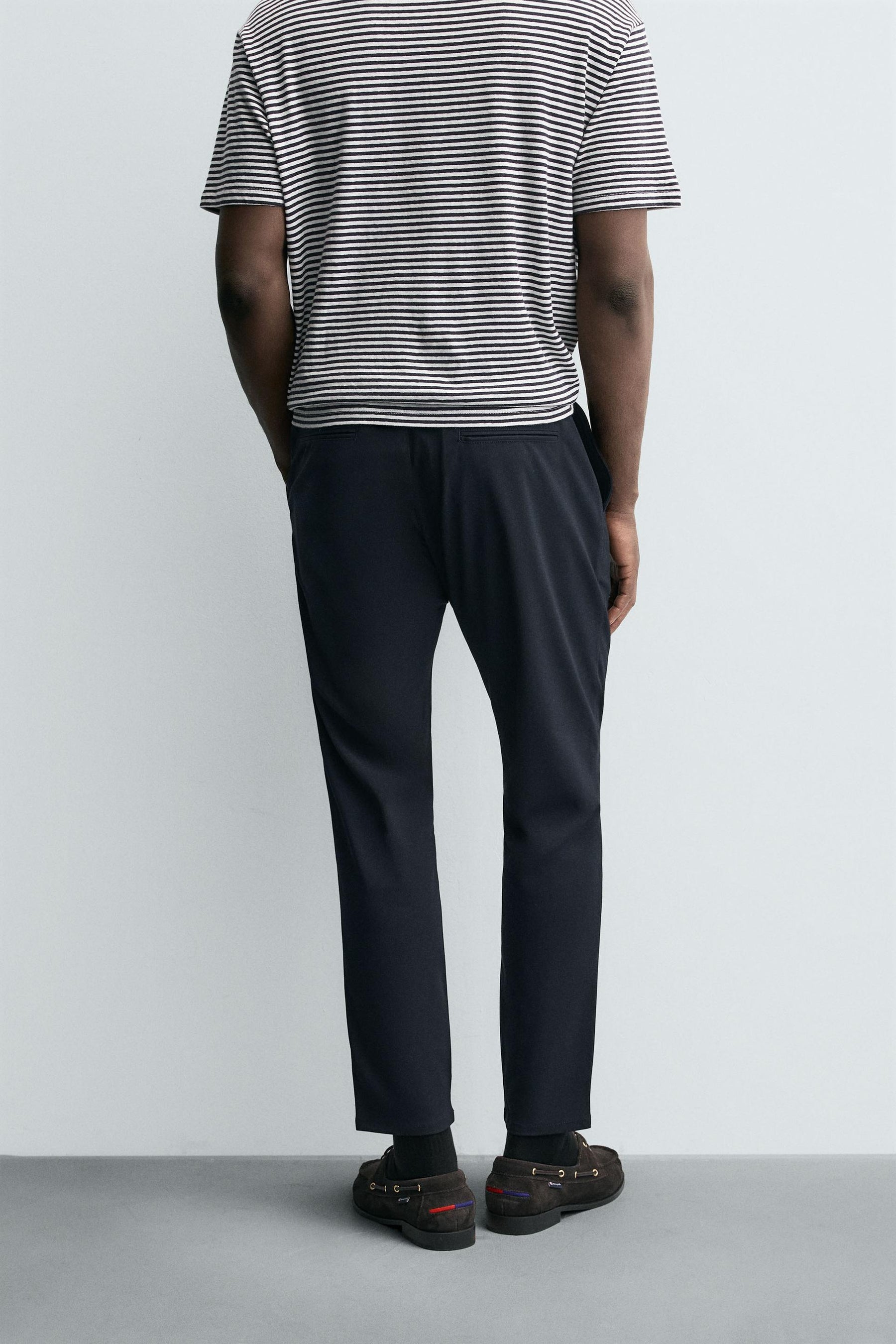 SLIM FIT COMFORT TROUSERS - Image 3