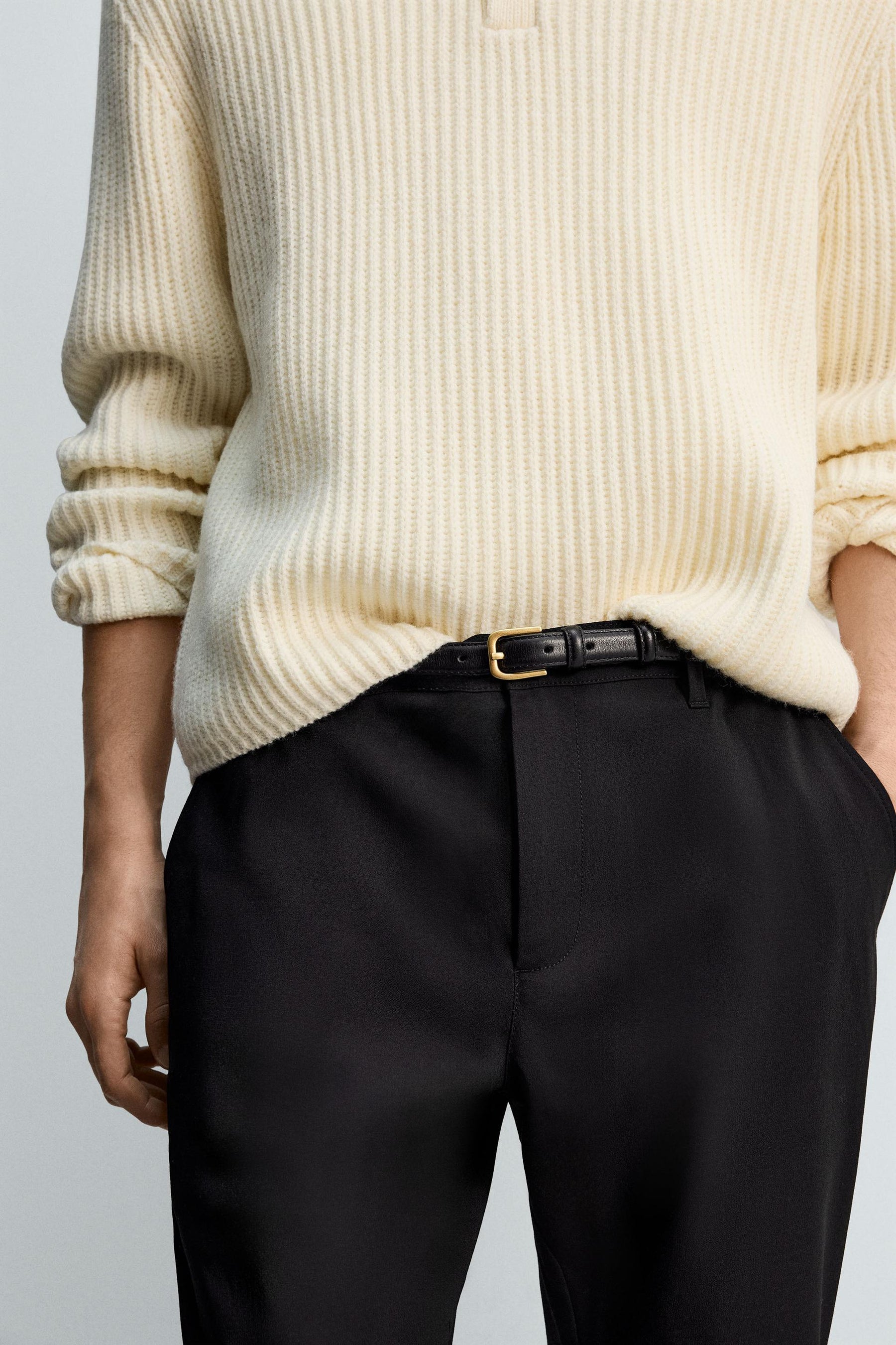 SLIM FIT COMFORT TROUSERS - Image 5