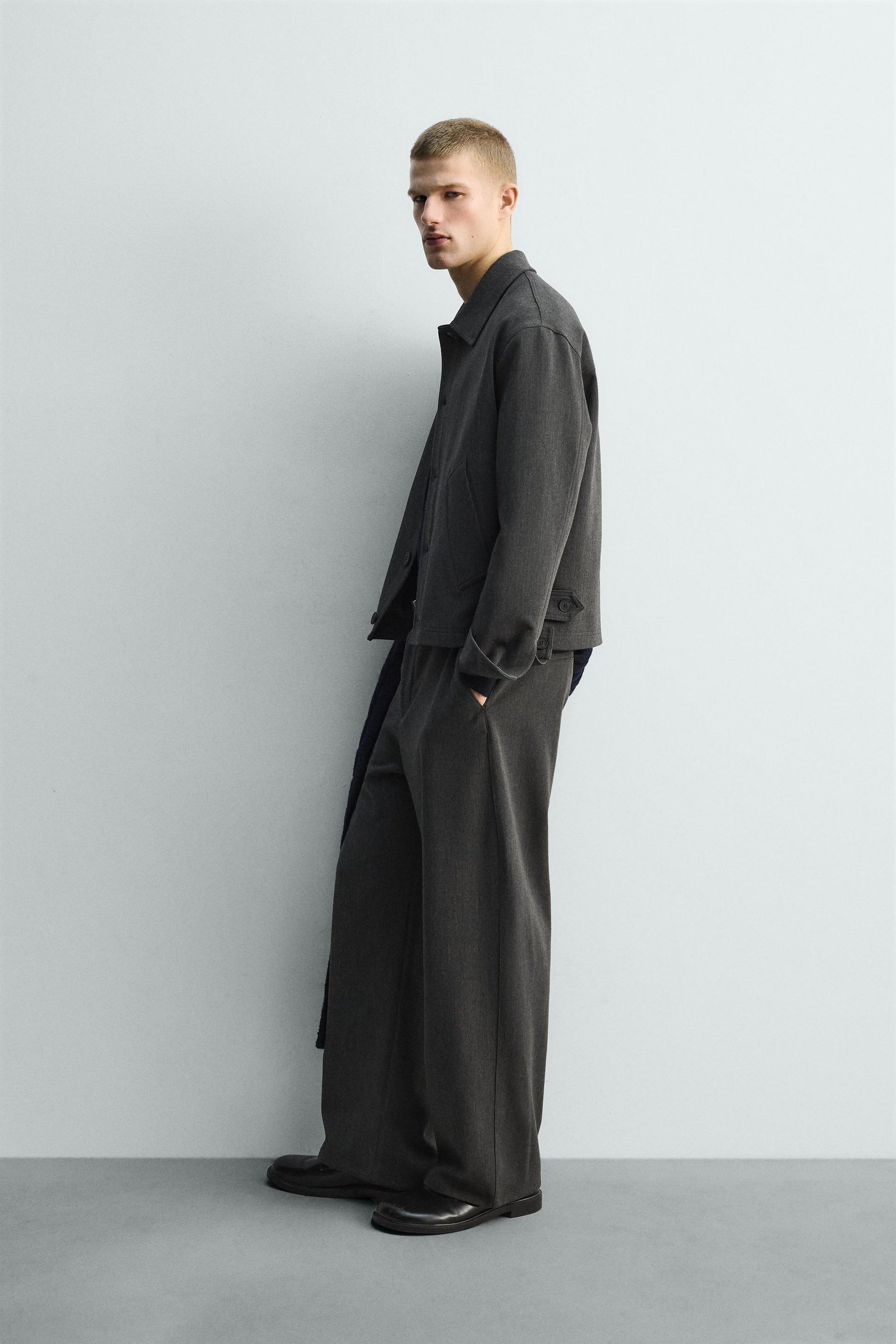 TEXTURED OVERSHIRT - Image 4